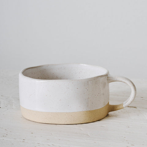 Avalon Soup Bowl | White Speckle (Set of 2)
