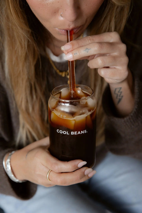 Cool Beans Soda Glass