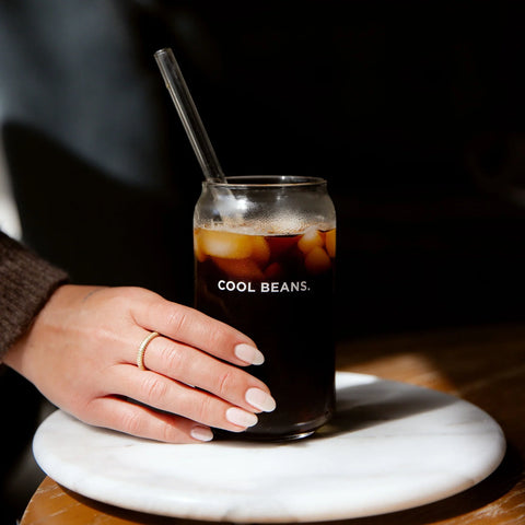 Cool Beans Soda Glass